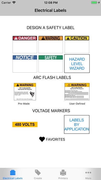 TagPrint Xpress Electrical