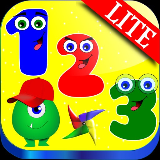 Learn Numbers 123 Games Lite icon