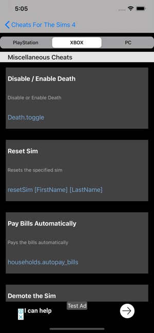 Cheats for Sims 4 - Hacks on the App Store