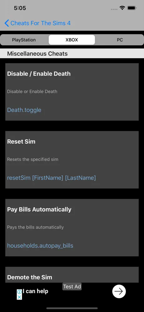 Cheats for Sims 4 - Hacks