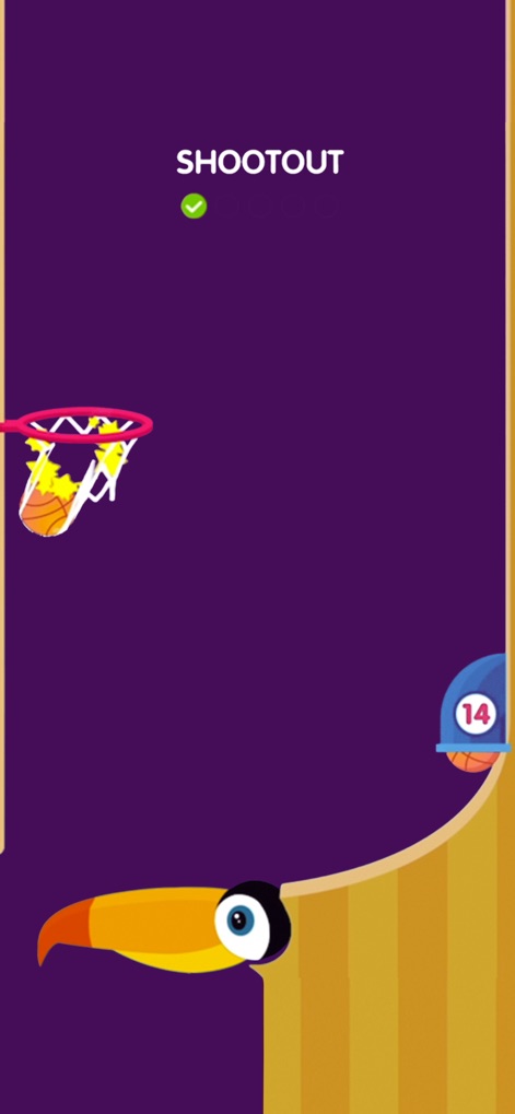 Flipper Dunk - This mode introduces a glowing basketball within the hoop and an animated toucan flipper for engaging challenges.