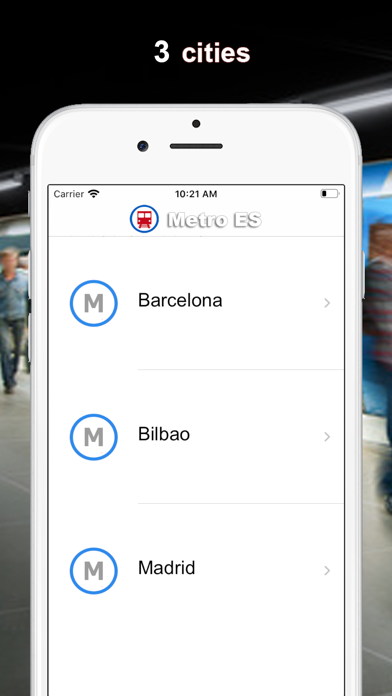 Screenshot #1 pour Metro ES - Madrid, Barcelona