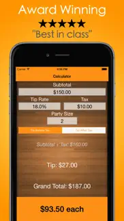 tip check pro - calc & guide iphone screenshot 2