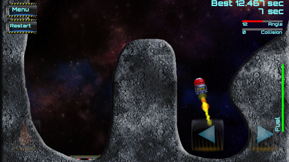 #2. Lunar Lander Relaunched (iOS) 由: Tommy Hass