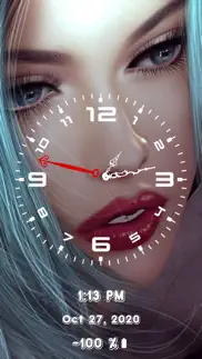 analog clock - stand face time iphone screenshot 3