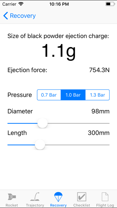 iPowerRocket iPhone screenshot 4 - Utilities app