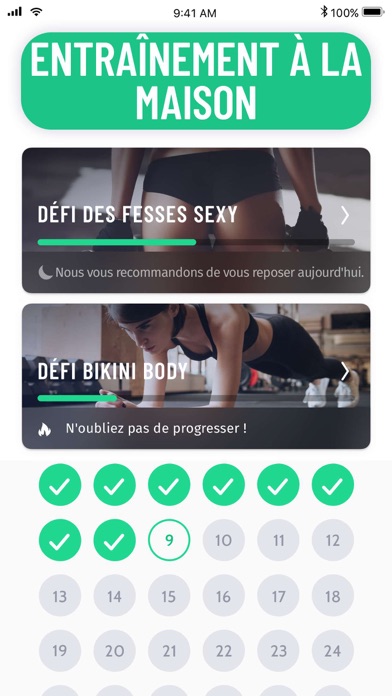 Screenshot #1 pour 30 Jours Fitness Challenge ∘