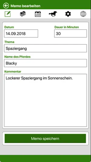 equimemo screenshot 2