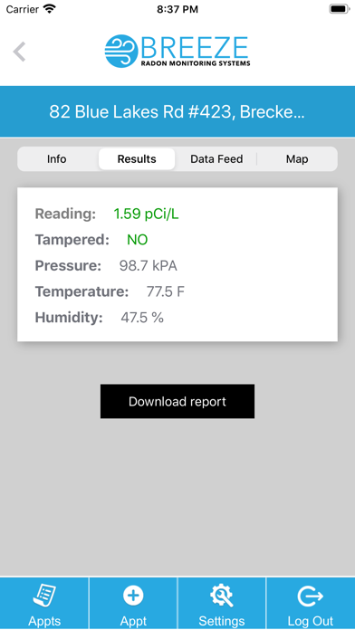 Breeze Radon Screenshot
