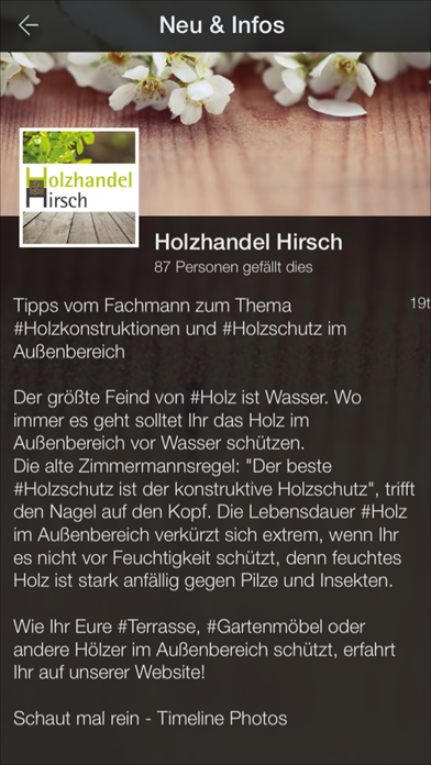 Screenshot #2 pour Holz Hirsch