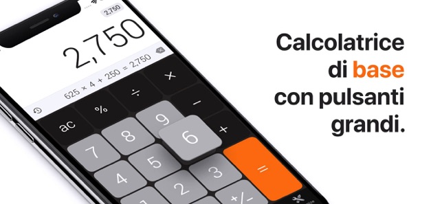 SCARICA CALCOLATRICE SU IPAD