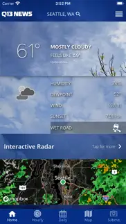 q13 fox seattle: weather iphone screenshot 1