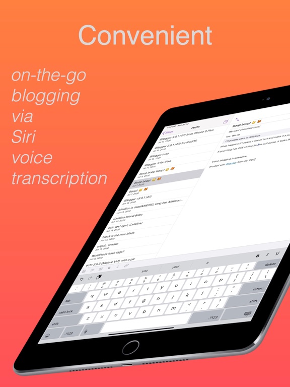 iBlogger iPad screenshot 3 - Social Networking app