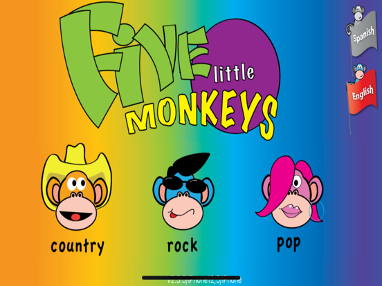 Screenshot #5 pour Five Little Monkeys