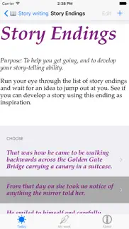 creative writing iphone screenshot 2