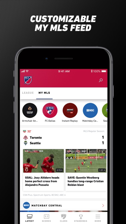 MLS: Live Soccer Scores & News