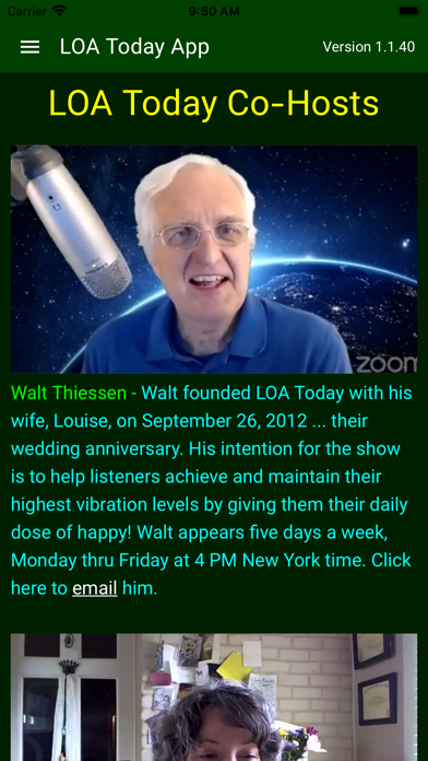 LOA Today Podcast Player Screenshot