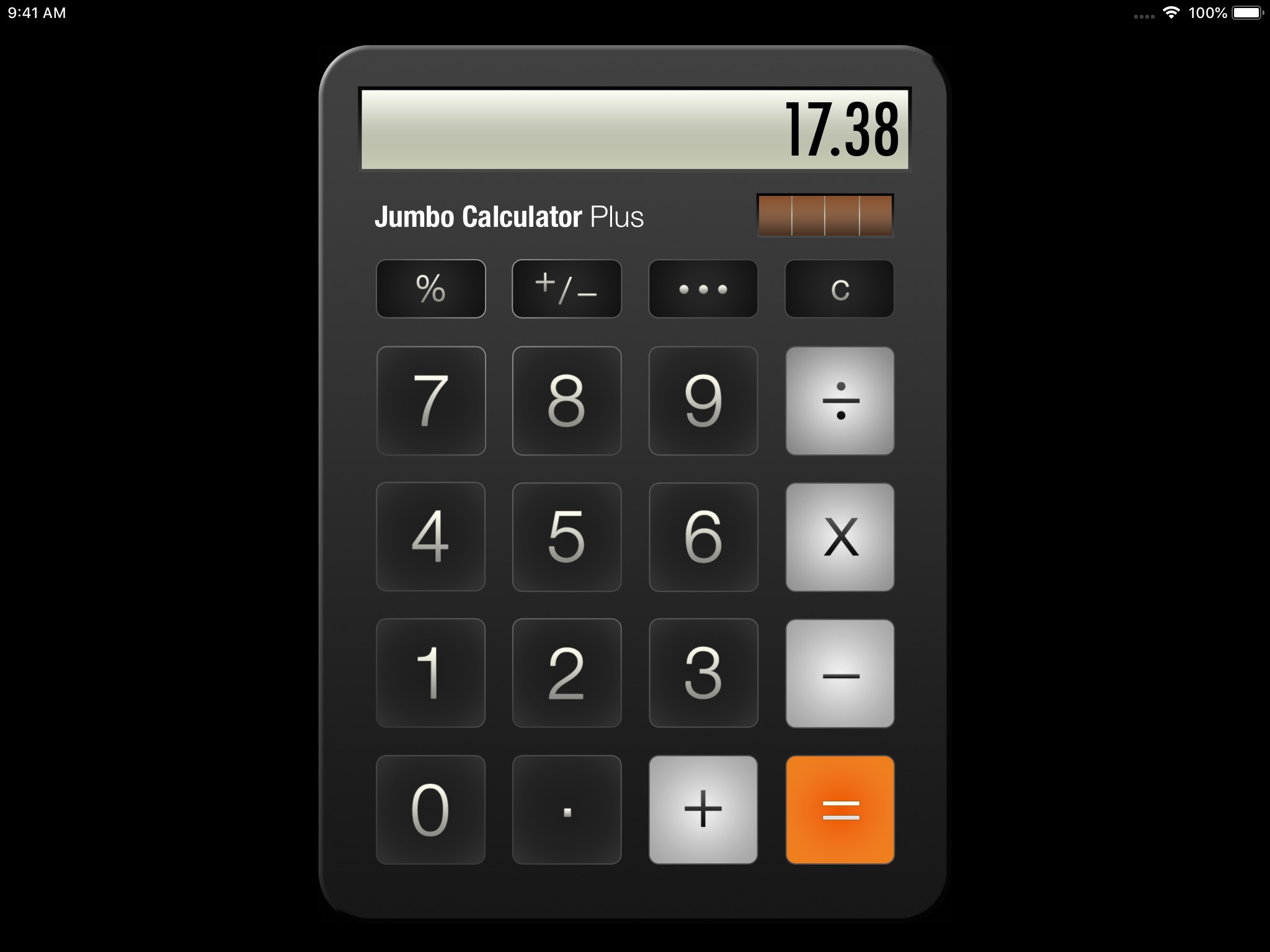 Jumbo Calculator Plus screenshot 2