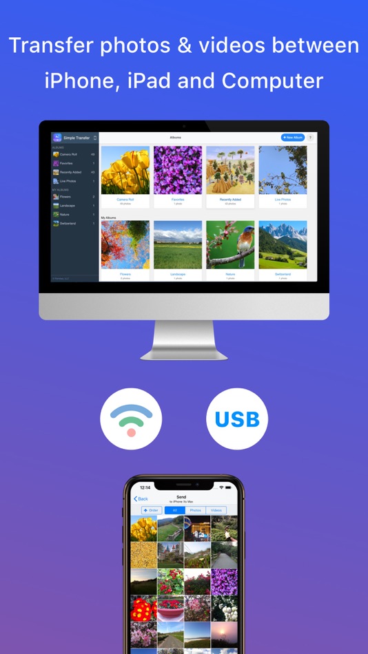 #1. Simple Transfer Pro - Photos (iOS) Por: Rambax, LLC