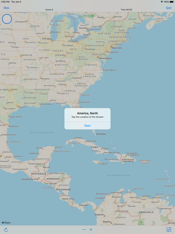 Screenshot #6 pour World Capital Location Quiz
