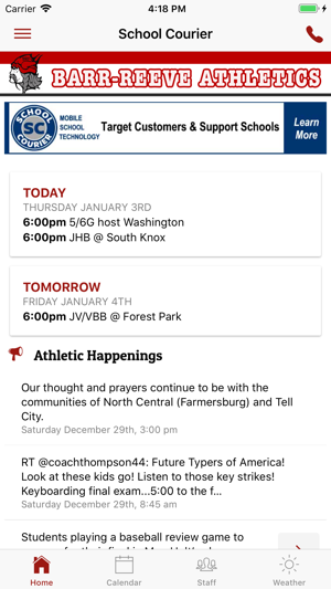 Barr-Reeve Athletics - Indiana(圖2)-速報App