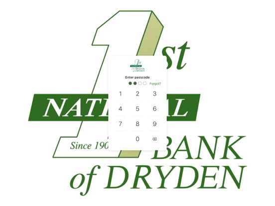 First National Bank of Dryden iPad screenshot 2 - Finance app
