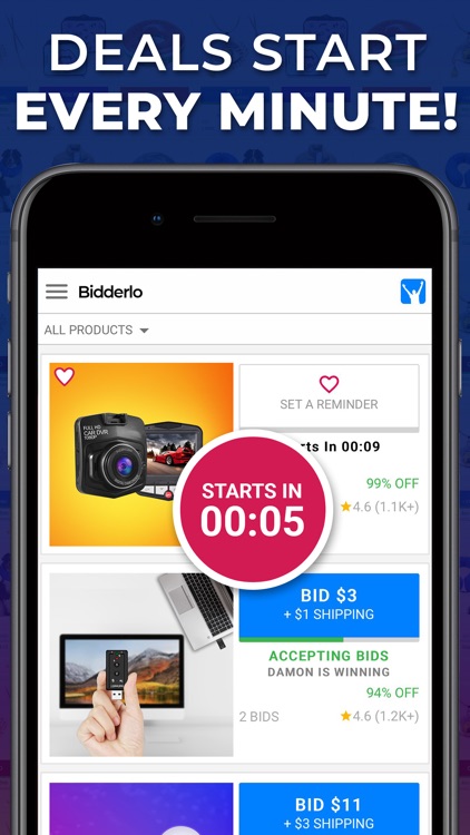 BIDDERLO: DEALS FROM $1 screenshot-6