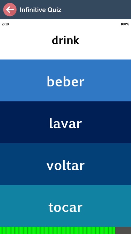 Portuguese Verb Blitz screenshot-4