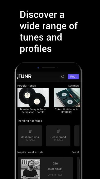 Tunr - Social Music Hub screenshot-5