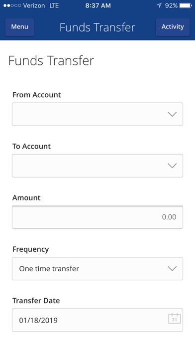 Erie FCU Mobile App Screenshot 2 - AppWisp.com Erie FCU Mobile App Screenshot 2 - AppWisp.com