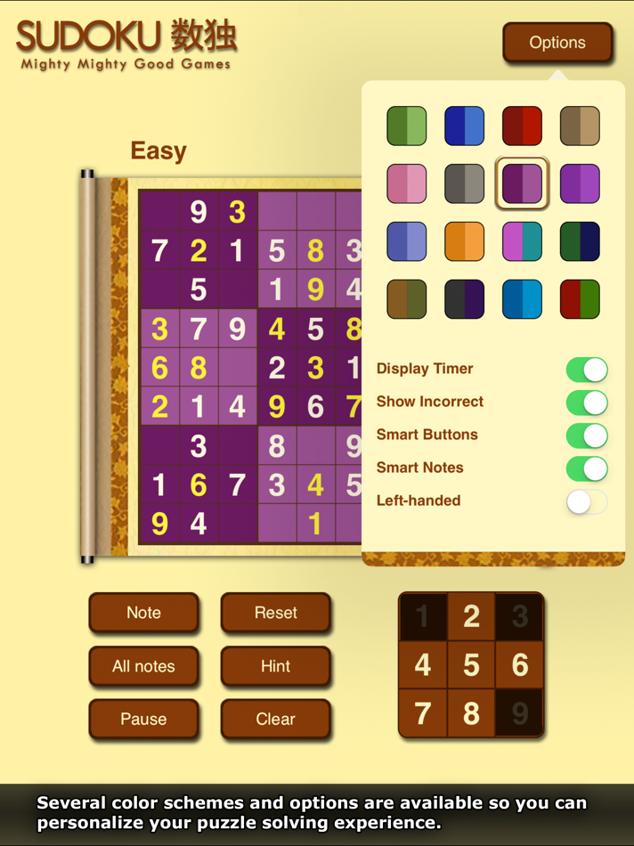 #5. Sudoku HD (iOS) 由: Mighty Mighty Good Games