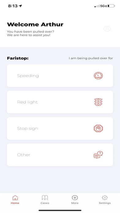 Fairstopped Attorney Screenshot