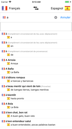 Espagnol-Français screenshot 4