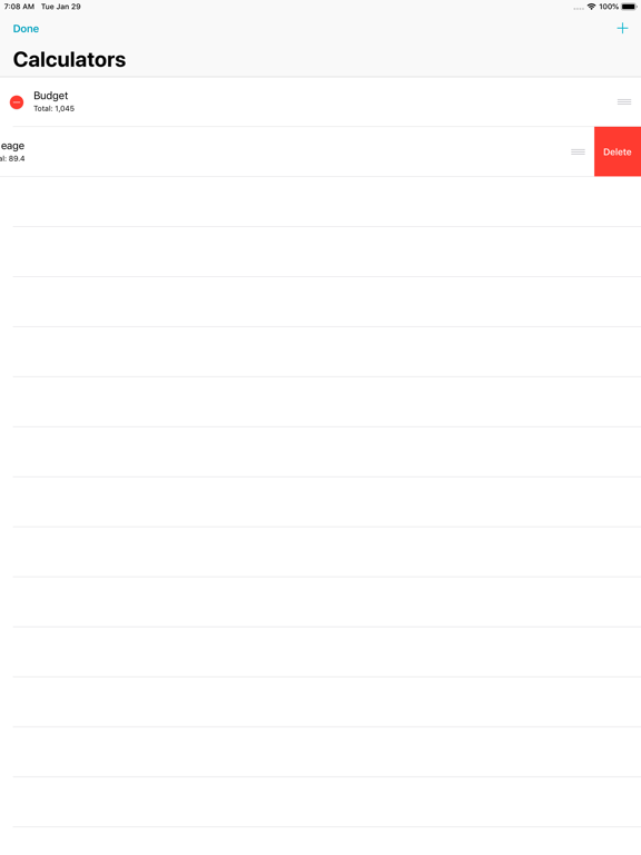 Total Calculator + iPad screenshot 8 - Utilities app