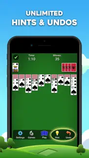 spider solitaire: card game iphone screenshot 4