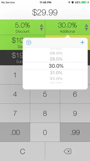Sale Price + Tax Calculator iPhone Ekran Görüntüsü 5