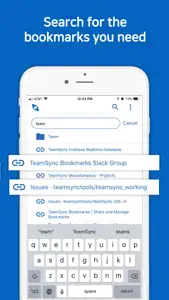 TeamSync Bookmarks screenshot #3 for iPhone