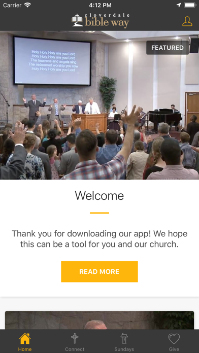 Cloverdale Bibleway Screenshot