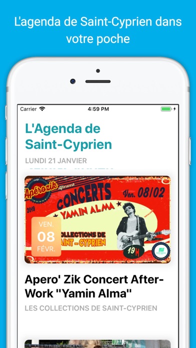 Screenshot #1 pour Saint-Cyprien Agenda