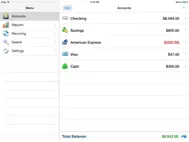 Accounts 2 Checkbook ipad bilder 1
