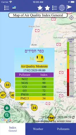 Game screenshot ניטור אוויר מפרץ חיפה apk