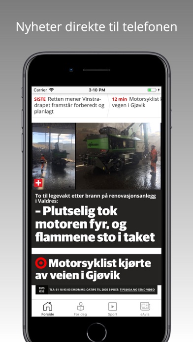 Gudbrandsdølen Dagningen nytt Screenshot