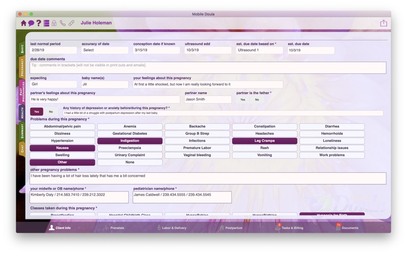 Screenshot #3 pour Mobile Doula