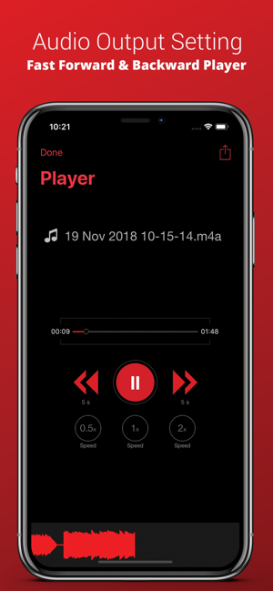 ‎Voice Recorder Plus Pro Screenshot