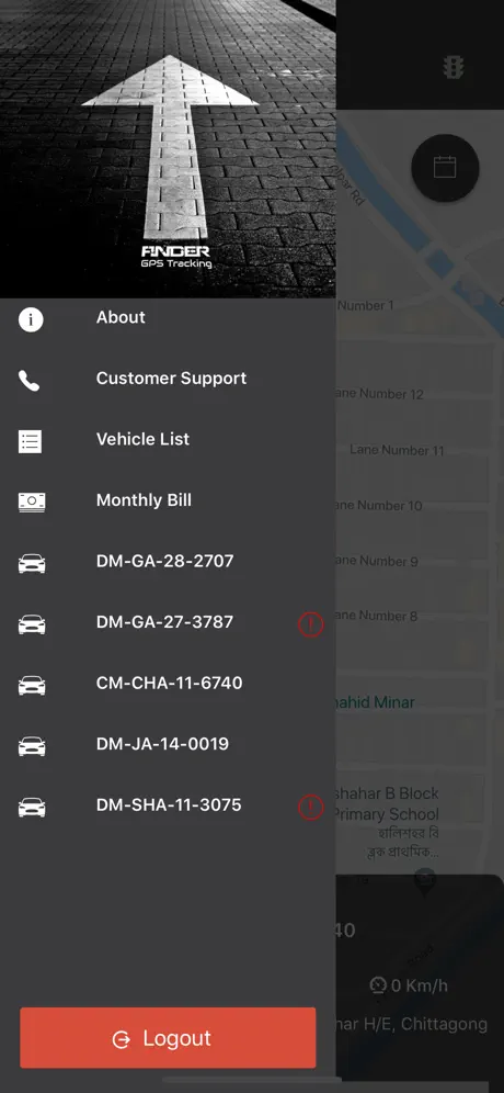 Finder GPS Tracking