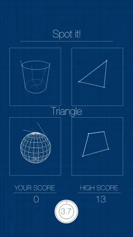 Game screenshot Spot the geometric shapes apk