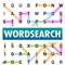 Minimalist word search game with maximalist fun