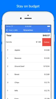 How to cancel & delete estimate : shopping buddy 1