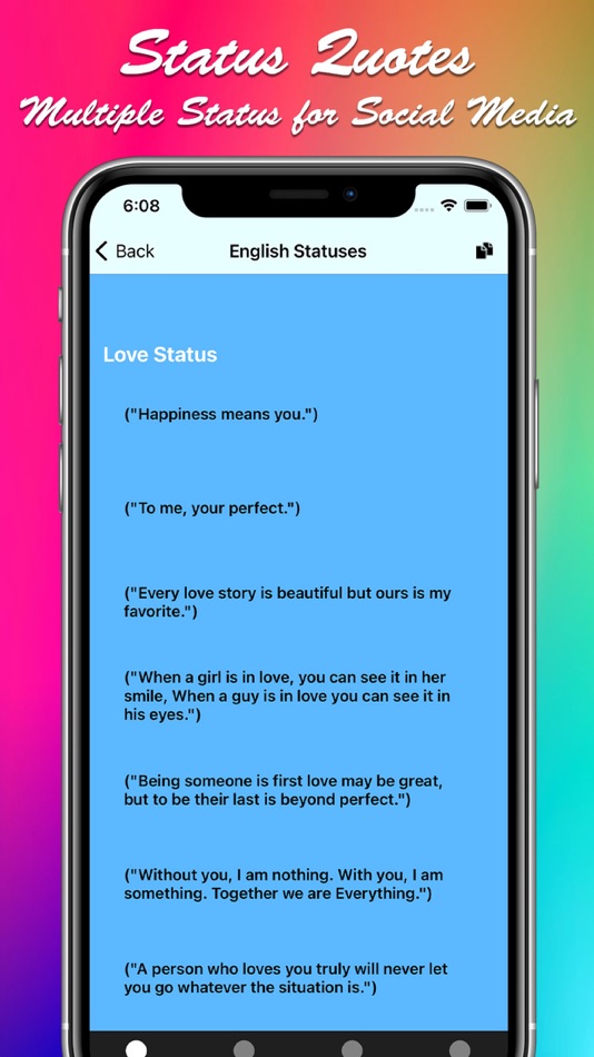 #10. Status & Quotes - Status Maker (iOS) 由: Nazia Hussain
