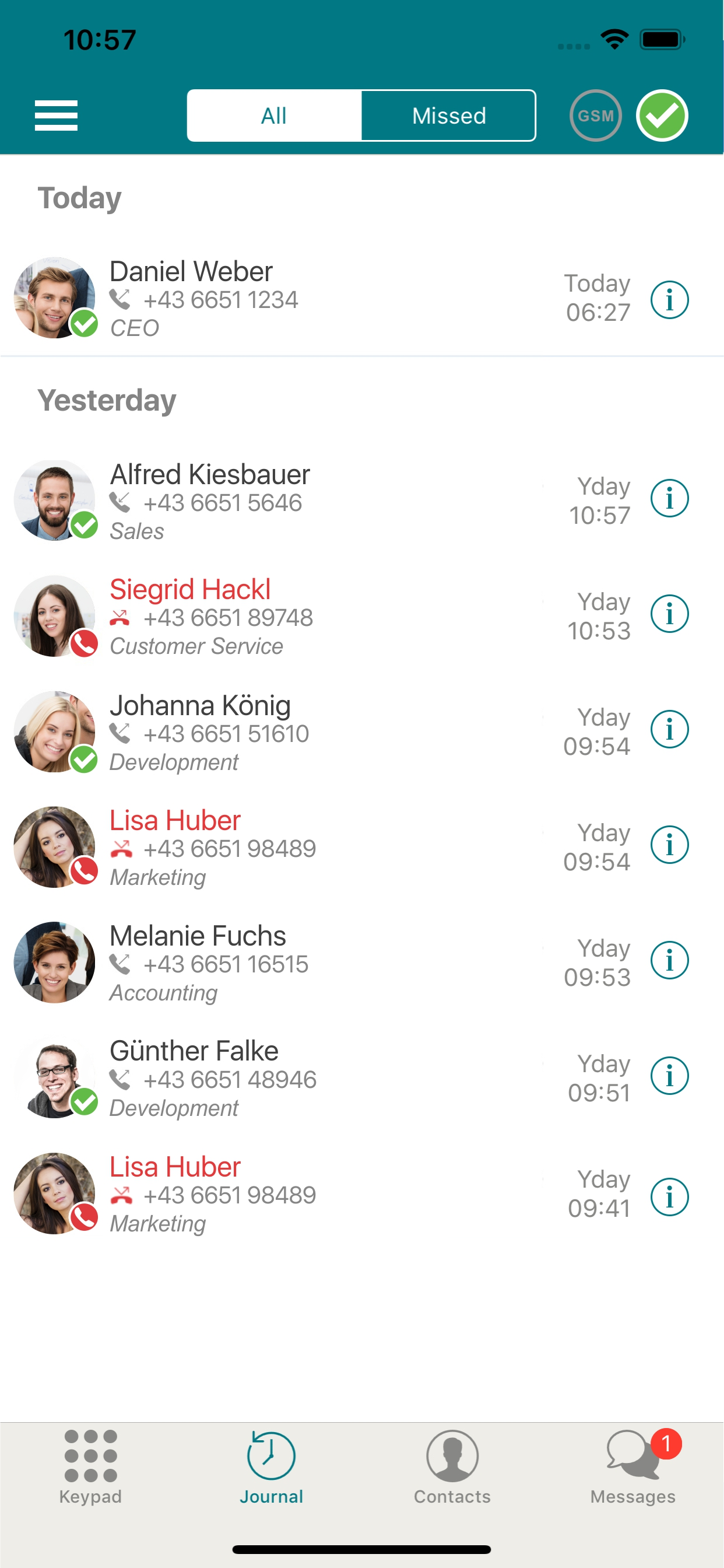 reputatio CallManager screenshot 5